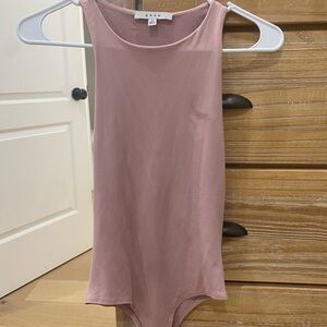 Pink Sleeveless Bodysuit